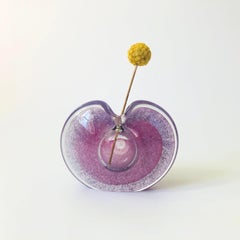 Vintage Michael Nourot Blown Glass Bud Vase