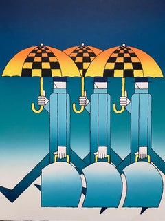 Vintage Michel Granger Editions Galerie Marquez, Paris Serigraph