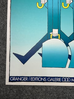 Vintage Michel Granger Editions Galerie Marquez, Paris Serigraph