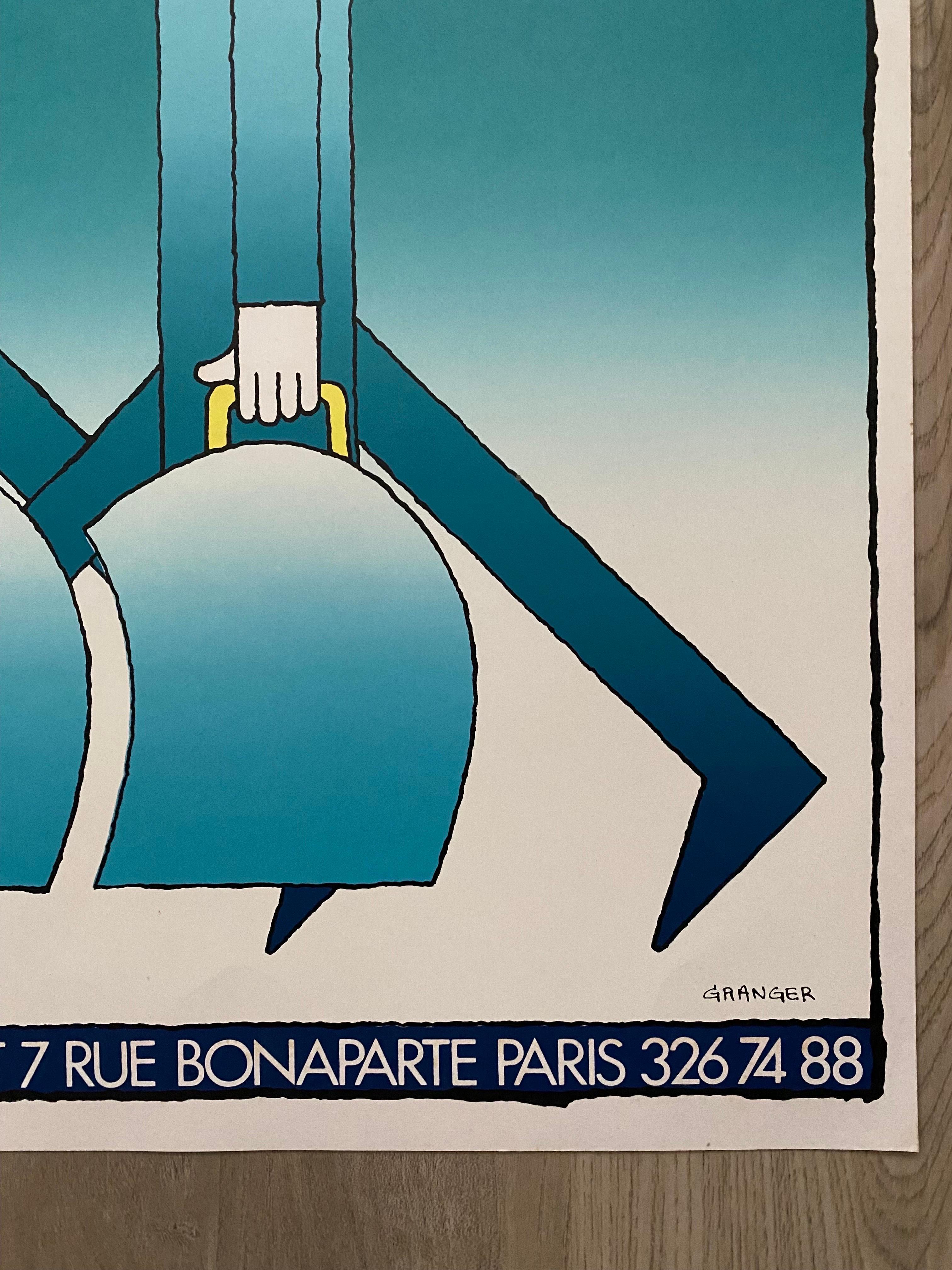 Late 20th Century Vintage Michel Granger Editions Galerie Marquez, Paris Serigraph