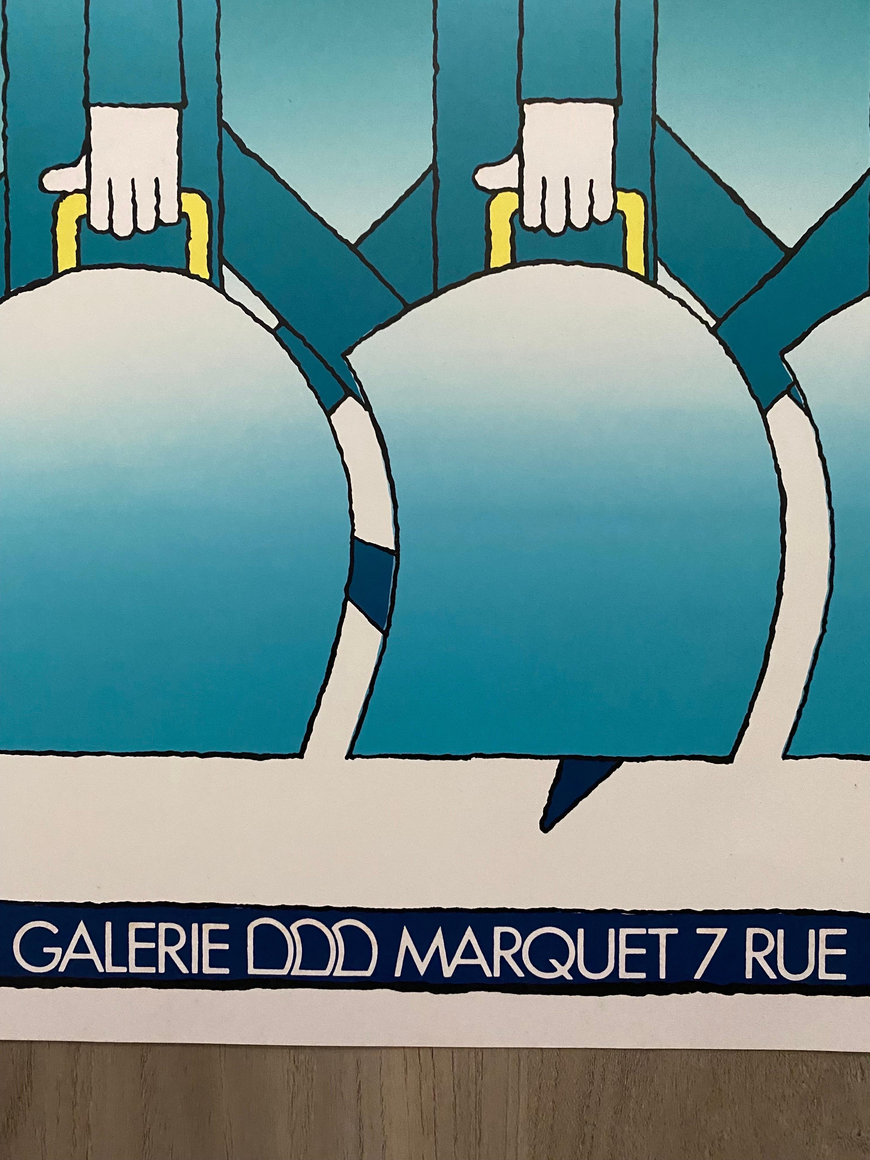 Paper Vintage Michel Granger Editions Galerie Marquez, Paris Serigraph