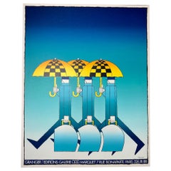 Vintage Michel Granger Editions Galerie Marquez, Paris Serigraph