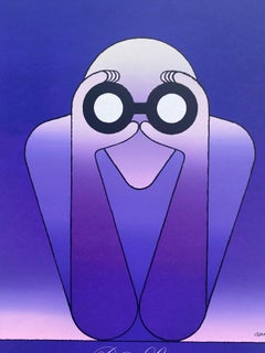 Vintage Michel Granger "Le Trac" For "Equinoxe, Jean Michel Jarre" Serigraph