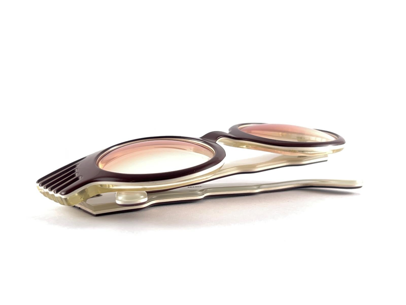 Michele Lamy Cadillac Tailfin, Vintage  Sonnenbrille 1980'S Hergestellt in Frankreich im Angebot 5