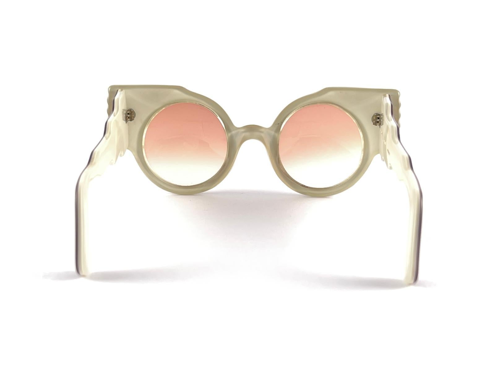 Michele Lamy Cadillac Tailfin, Vintage  Sonnenbrille 1980'S Hergestellt in Frankreich im Angebot 2