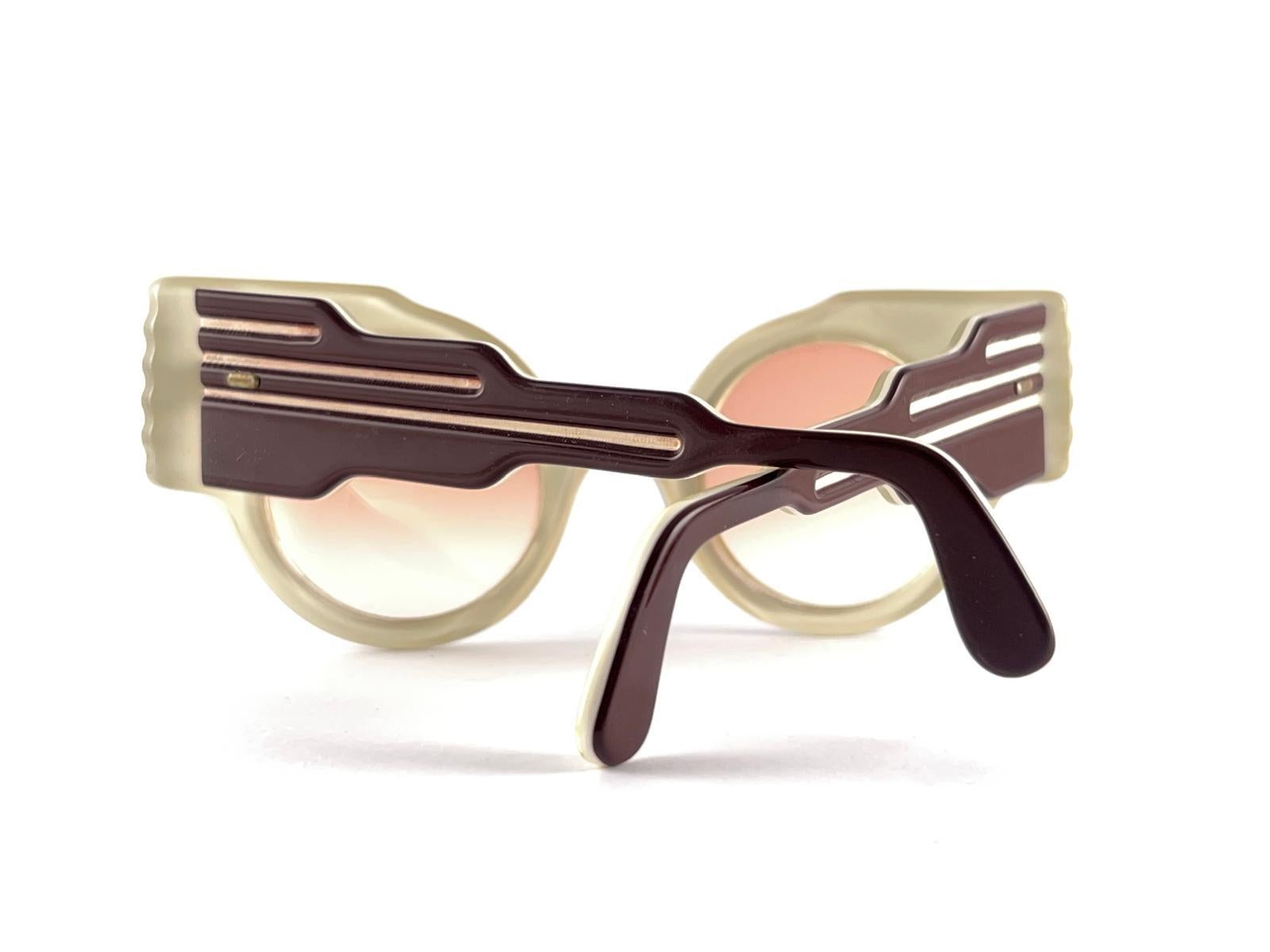 Michele Lamy Cadillac Tailfin, Vintage  Sonnenbrille 1980'S Hergestellt in Frankreich im Angebot 3