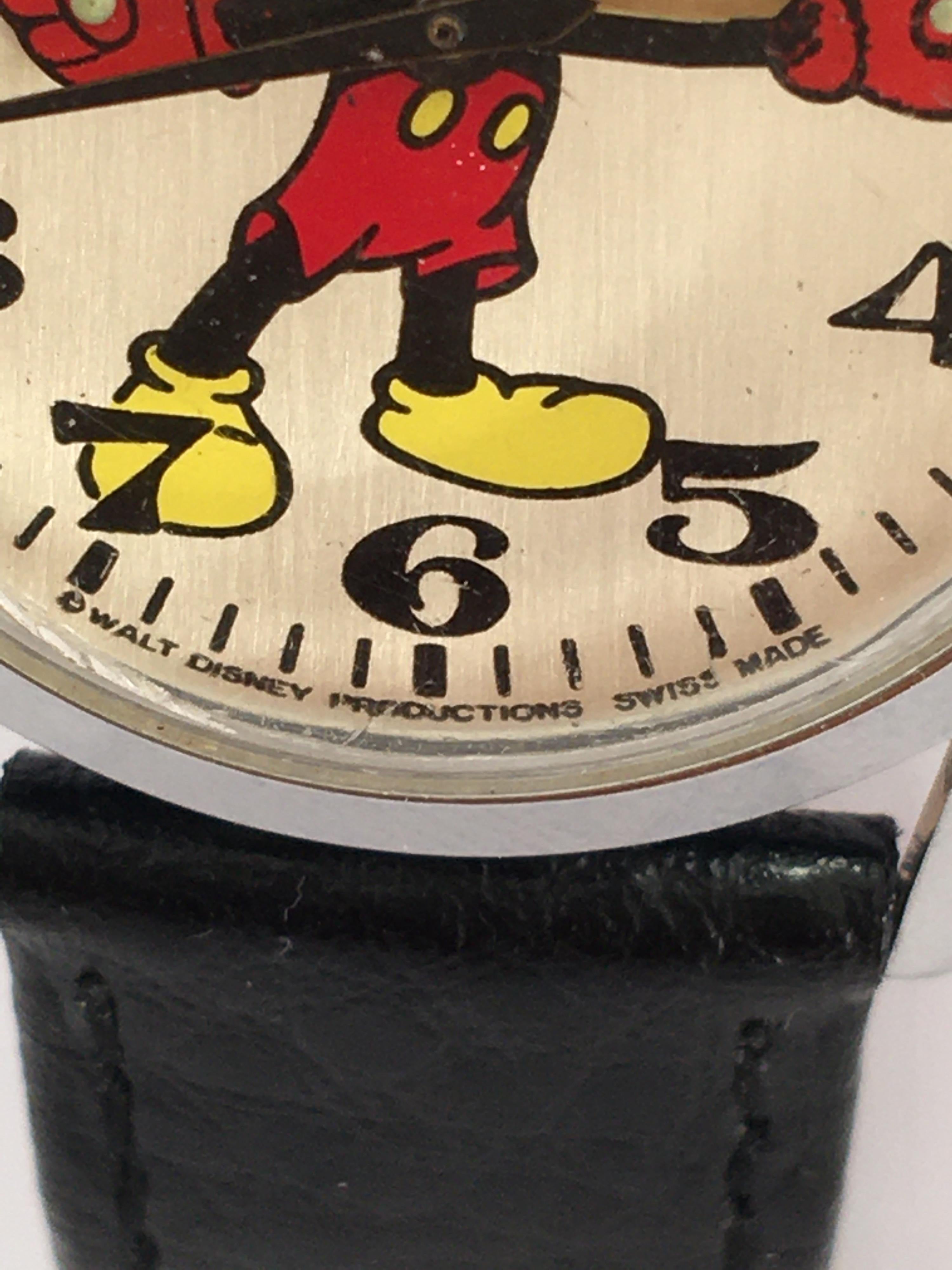 Vintage Mickey Mouse Moving Hands & Arms Watch 1