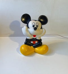 Vintage Mickey Mouse Table Lamp by Disney - JW