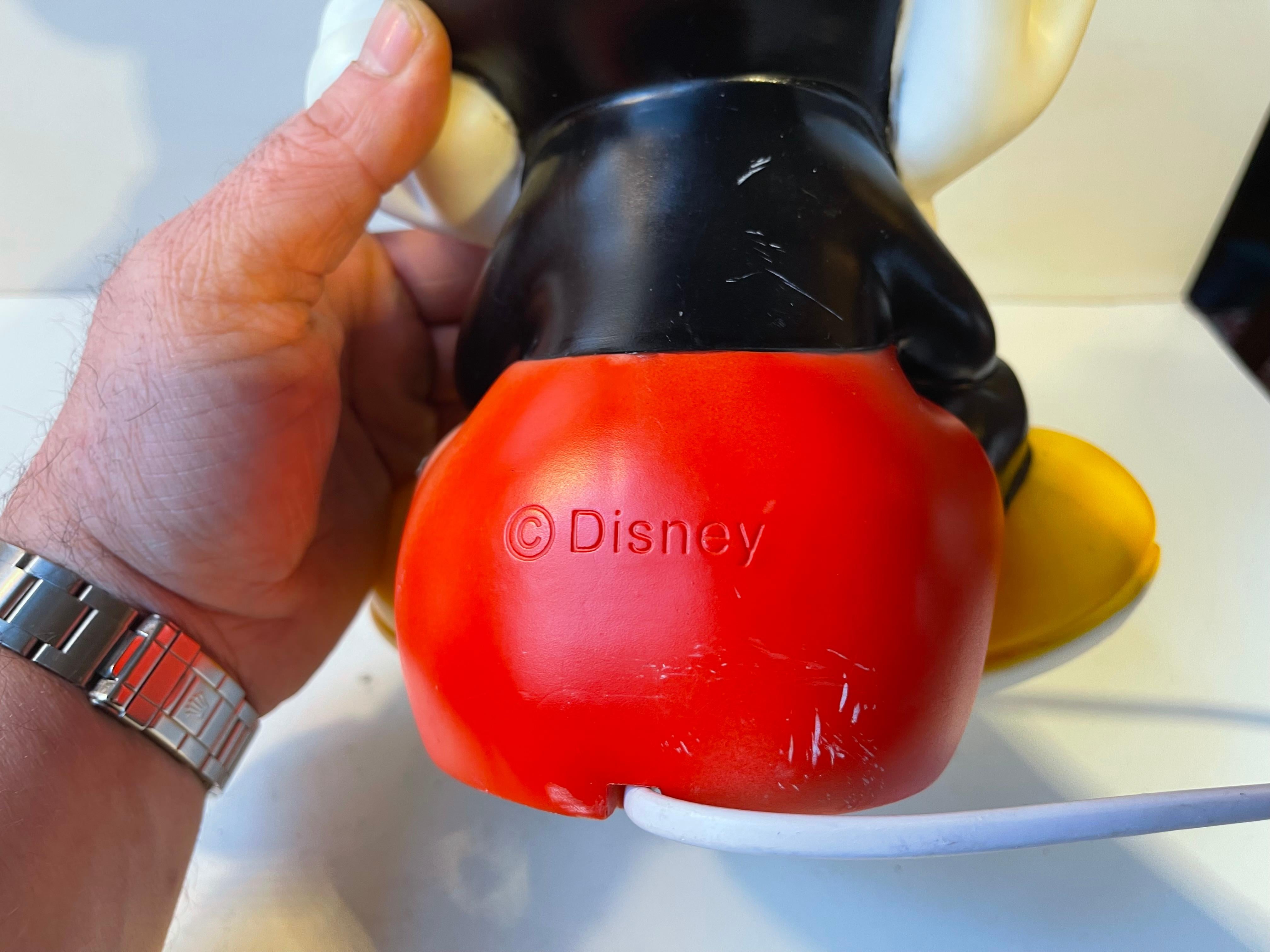 Lampe de table Mickey Mouse vintage par Disney - JW Bon état - En vente à Esbjerg, DK