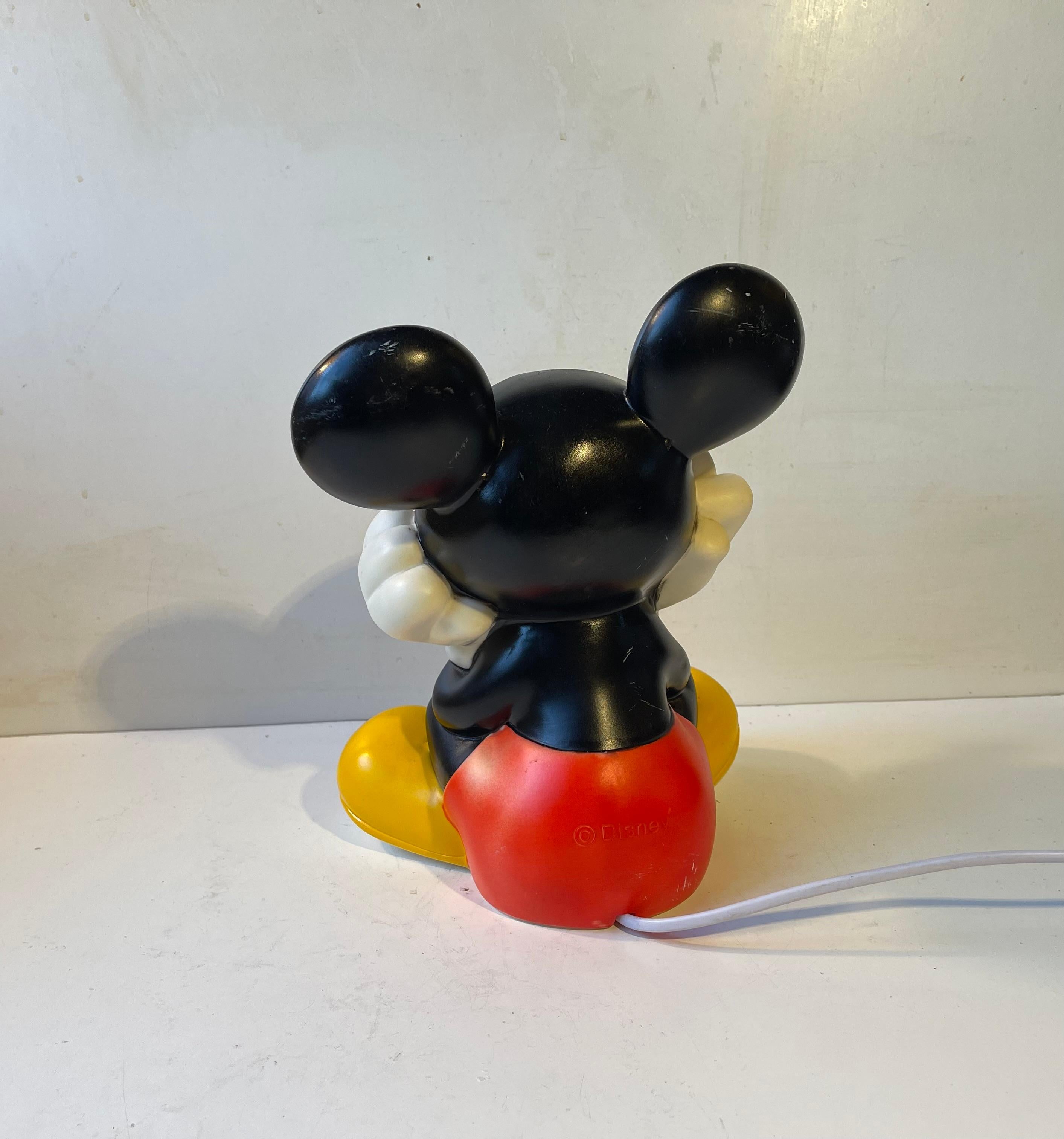 20ième siècle Lampe de table Mickey Mouse vintage par Disney - JW en vente