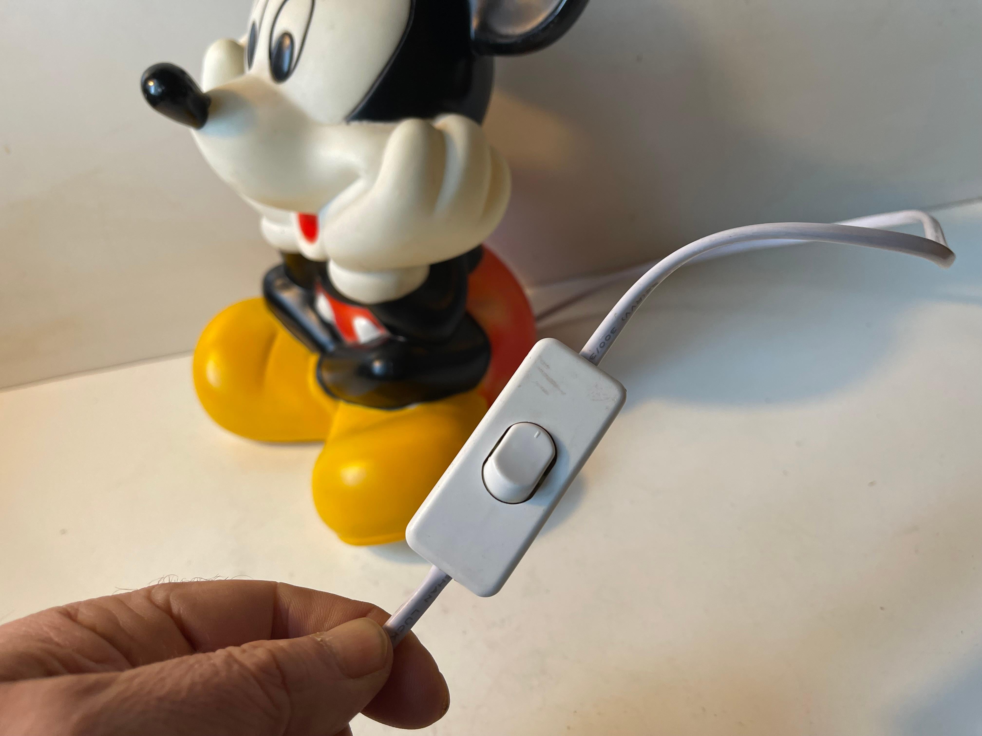 Lampe de table Mickey Mouse vintage par Disney - JW en vente 1