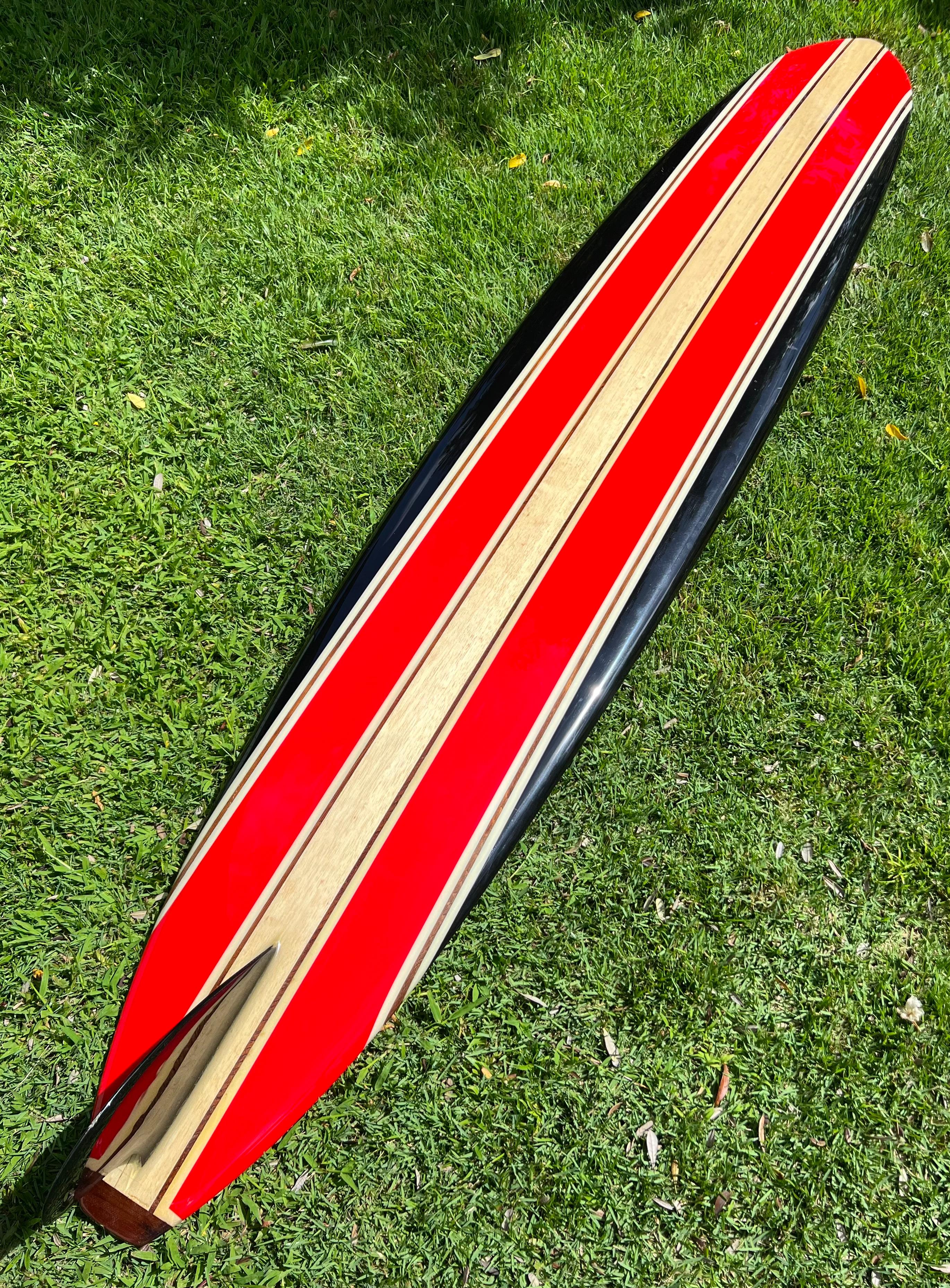 Vintage Mid-1960s Inter Island Big Wave Surfboard by Mike Diffenderfer In Good Condition For Sale In Haleiwa, HI