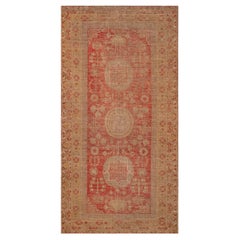 Handgewebter Khotan-Teppich aus Wolle, Mitte des 19. Jahrhunderts