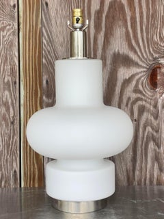 Vintage Mid 20th Century After Bobo Piccoli for Fontana Arte Glass Lamp