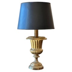 Vintage Mid 20th Century Brass Urn Lamp