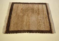 Vintage Mid-20th Century Camel Hair Tulu Rug, Anatolia