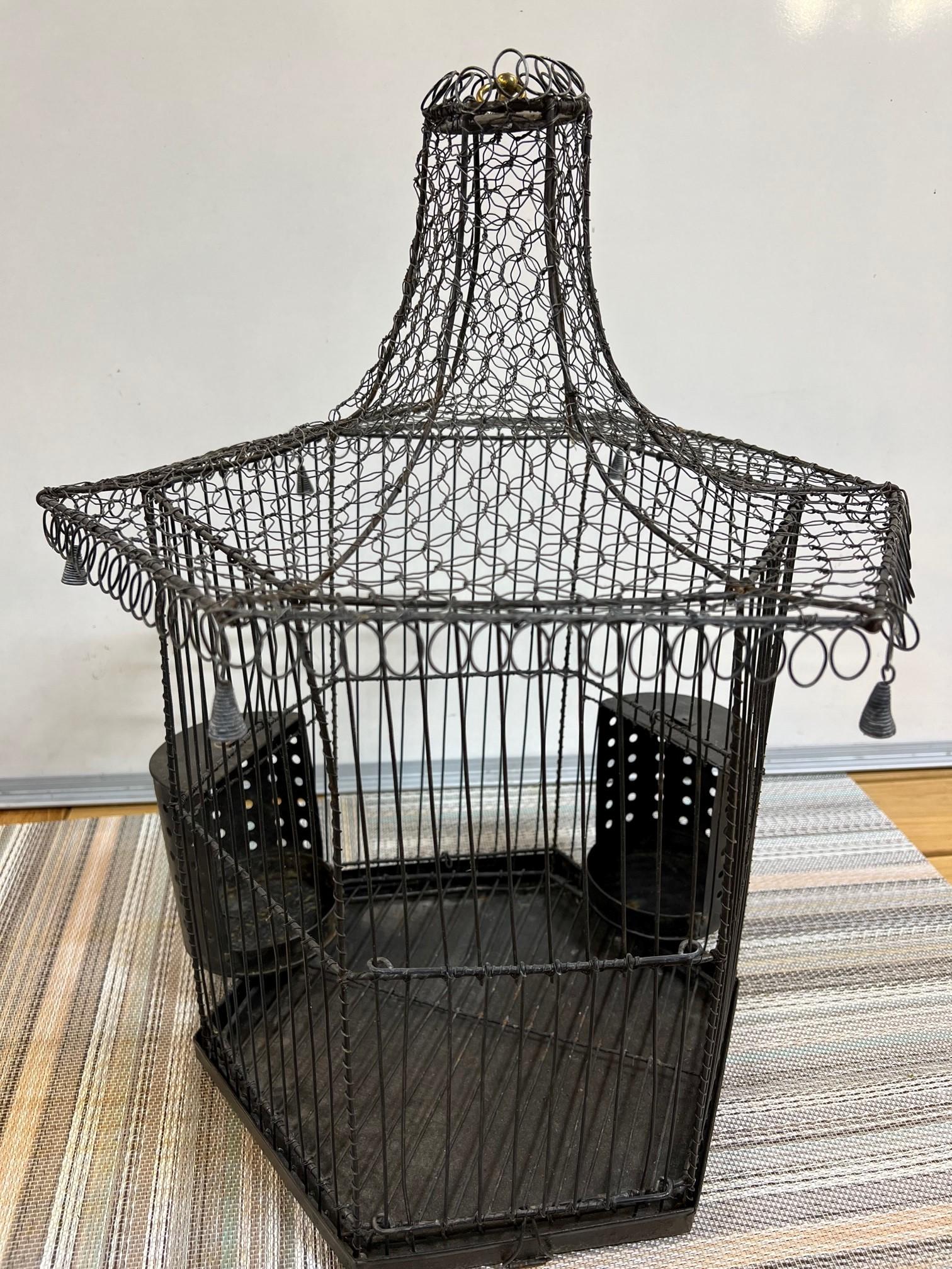 chicken wire bird cage