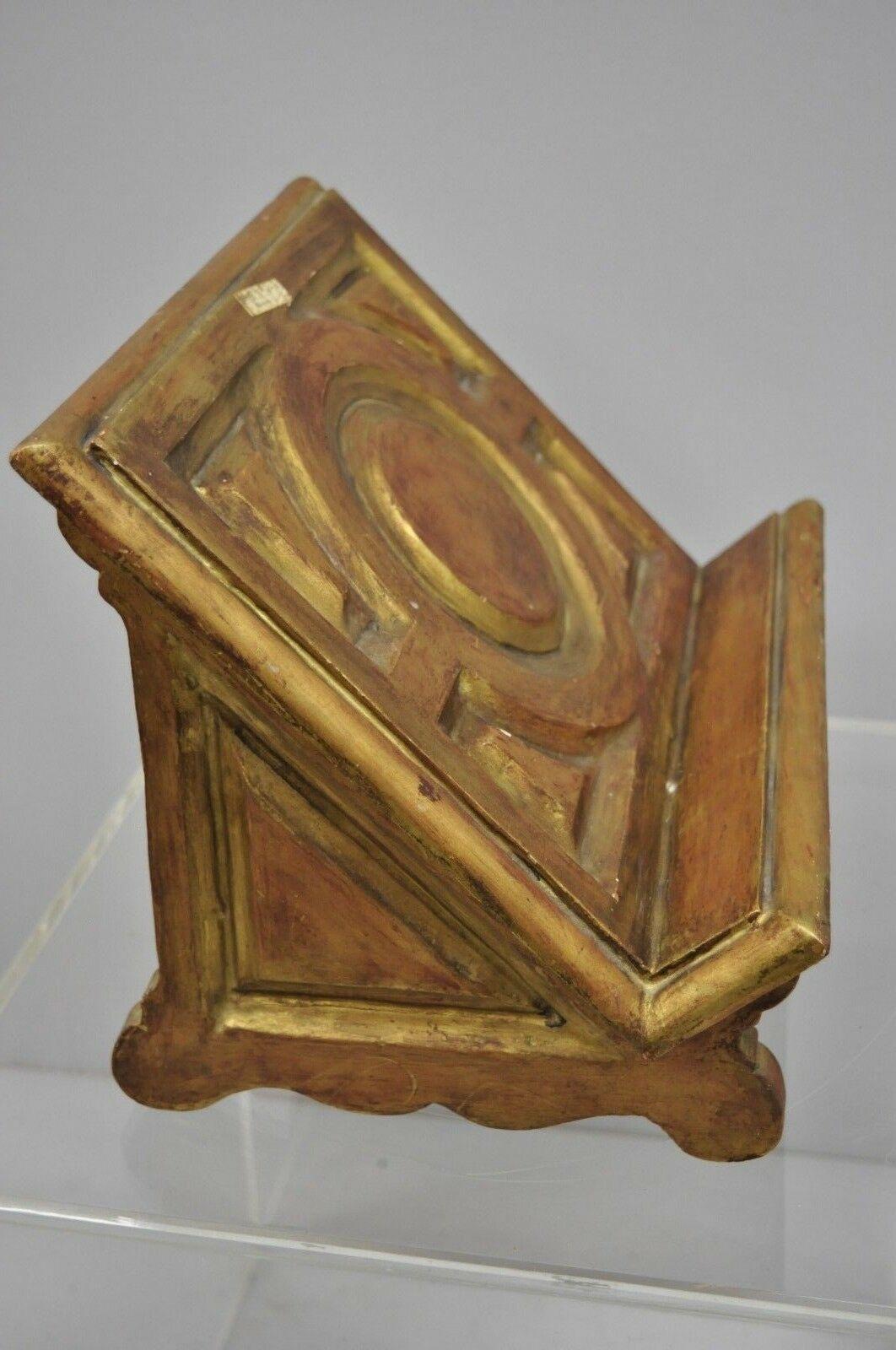 Vintage Mid-20th Century Italian Baroque Style Book Stand Holder Lectern Spain In Good Condition In Philadelphia, PA