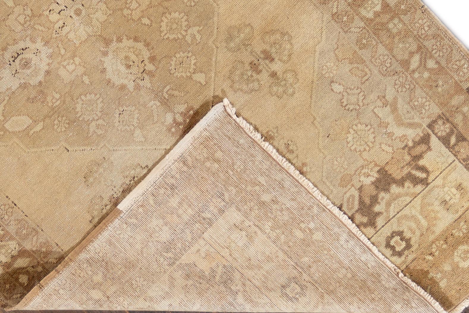 East Turkestani Vintage Mid-20th Century Khotan Rug For Sale