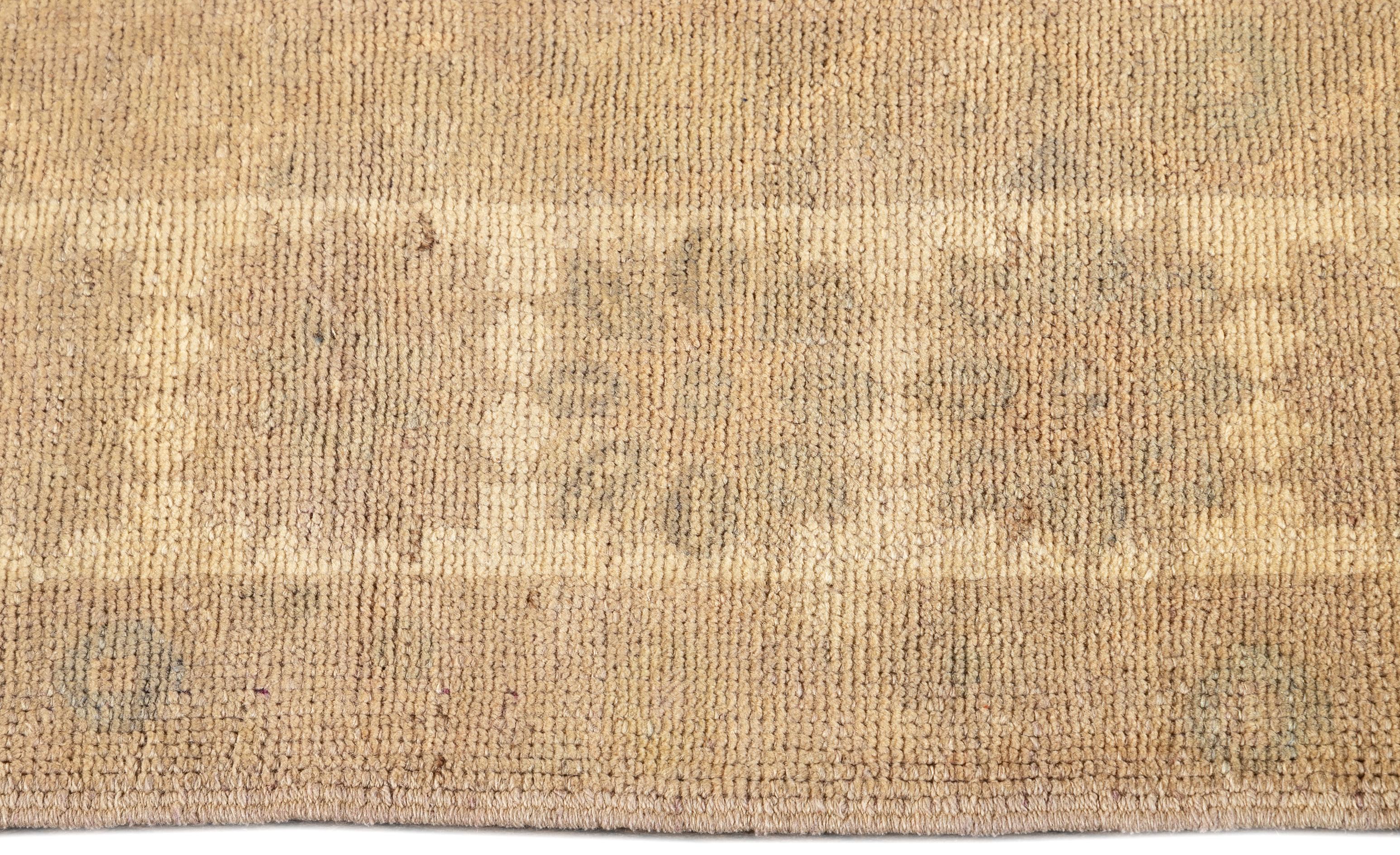 Wool Vintage Mid-20th Century Khotan Rug For Sale