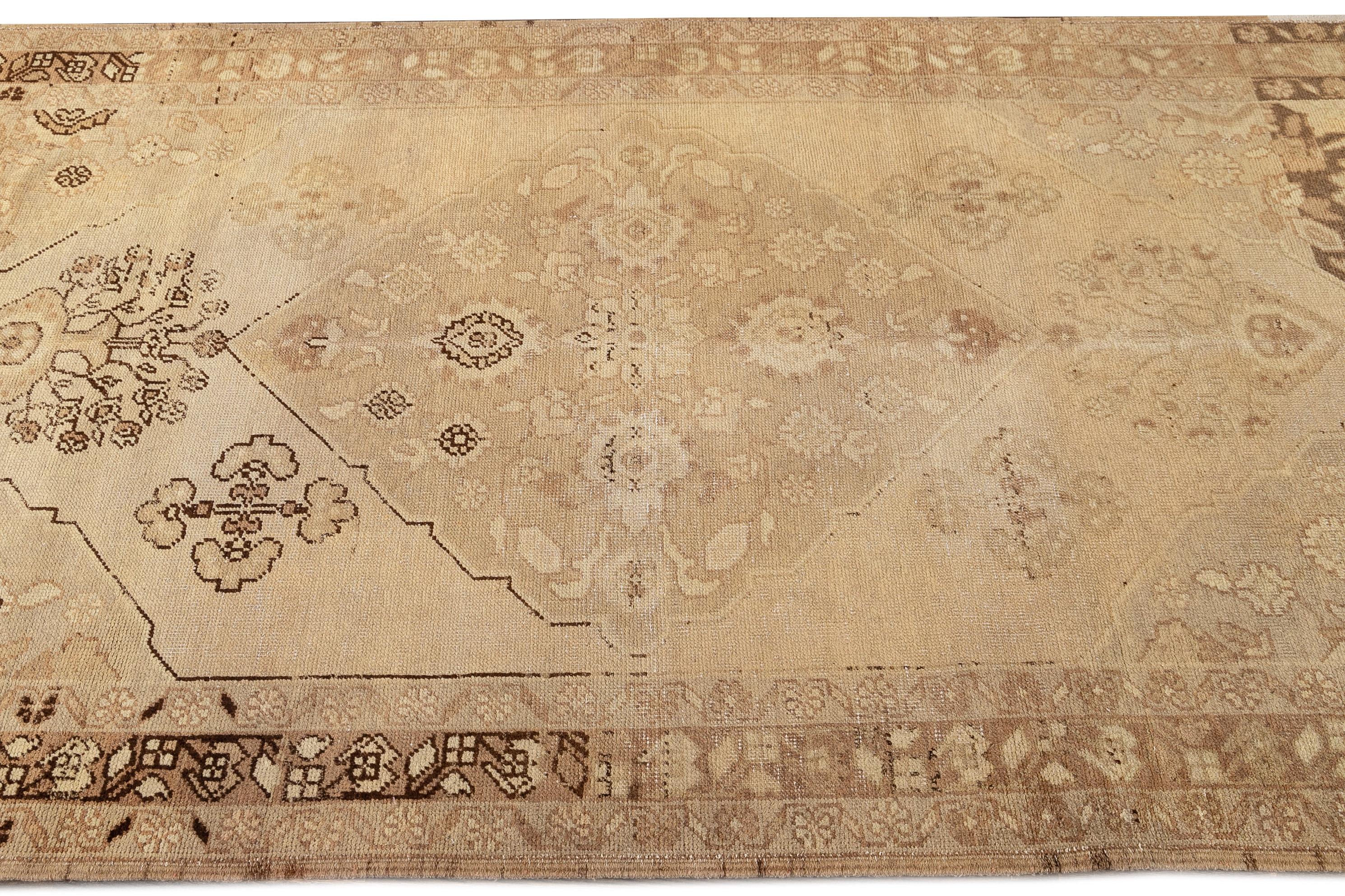 Vintage Mid-20th Century Khotan Rug For Sale 1