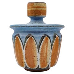 Vintage Mid 20th Century Large Joel Edwards Covered Pot