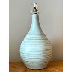 Lampada in ceramica Martz d'epoca della metà del XX secolo