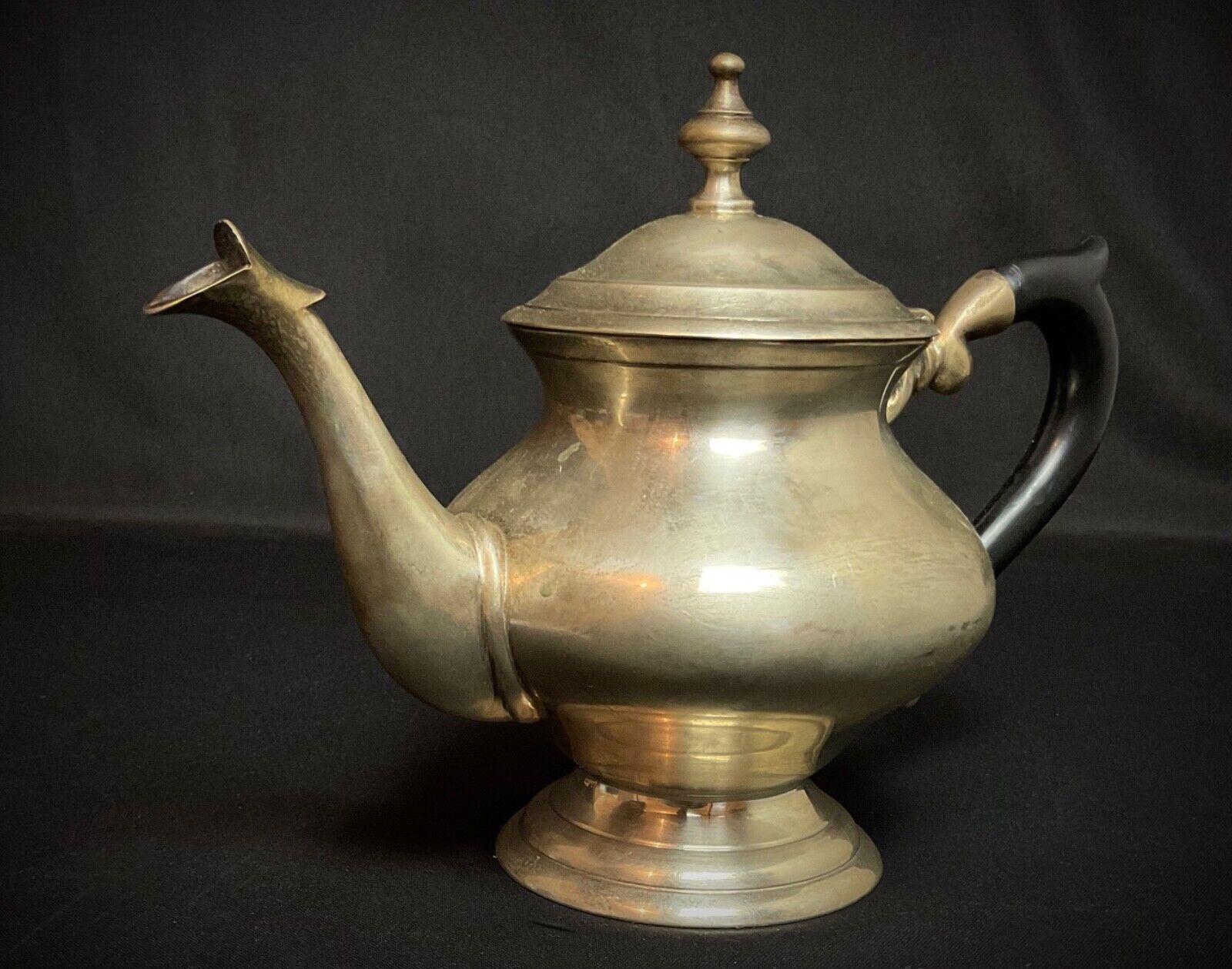 Théière/pot à café vintage en métal du milieu du 20e siècle, design français - 2Y573 en vente 1