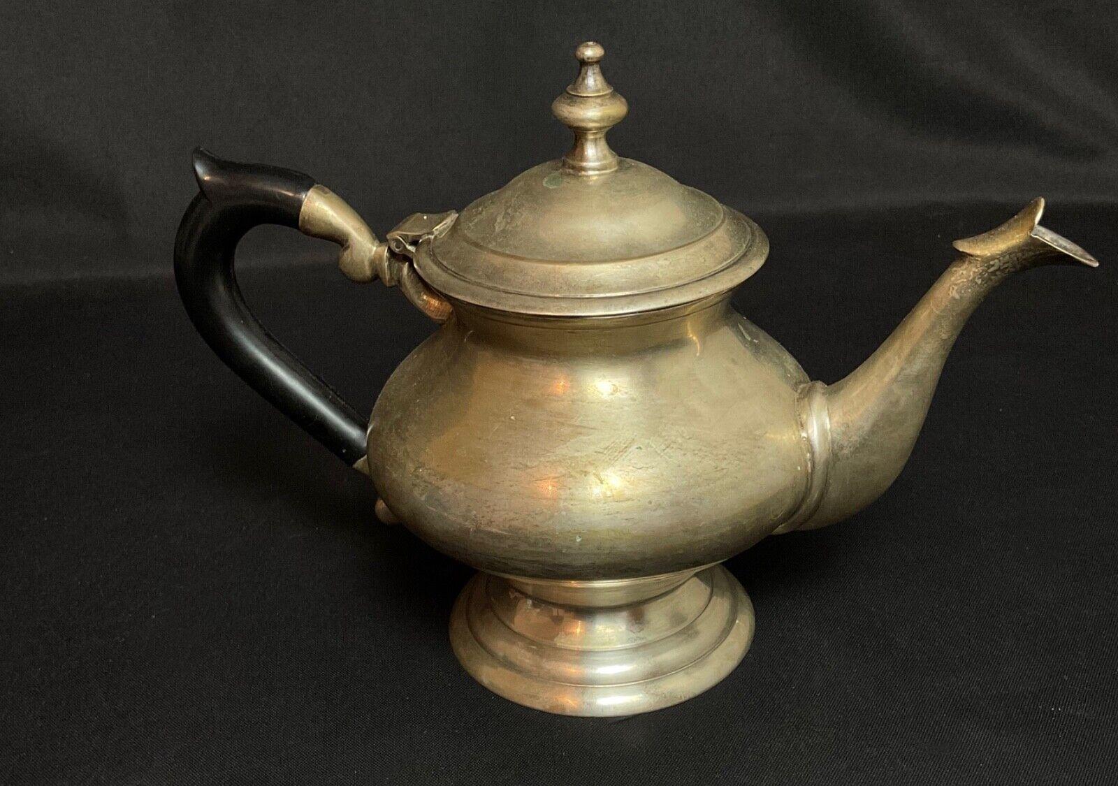 Théière/pot à café vintage en métal du milieu du 20e siècle, design français - 2Y573 en vente 3