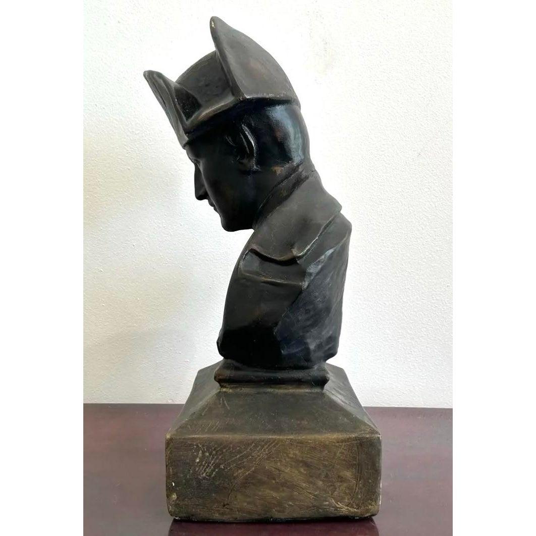 Resina Vintage By, busto militare di Napoleone della metà del XX secolo in vendita