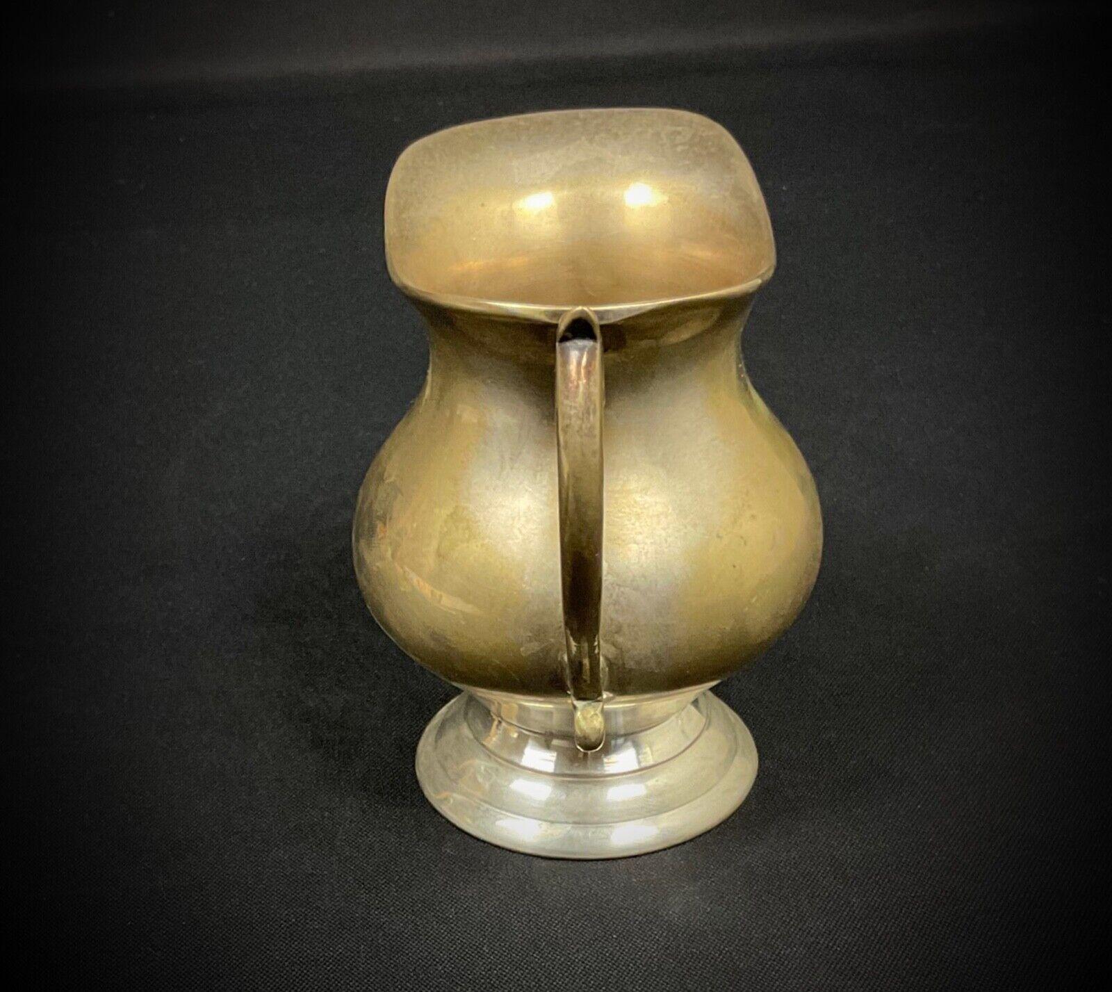 Vintage Mid-20th Century Small Metal Milk Jug, French Design - 2Y571 For Sale 3