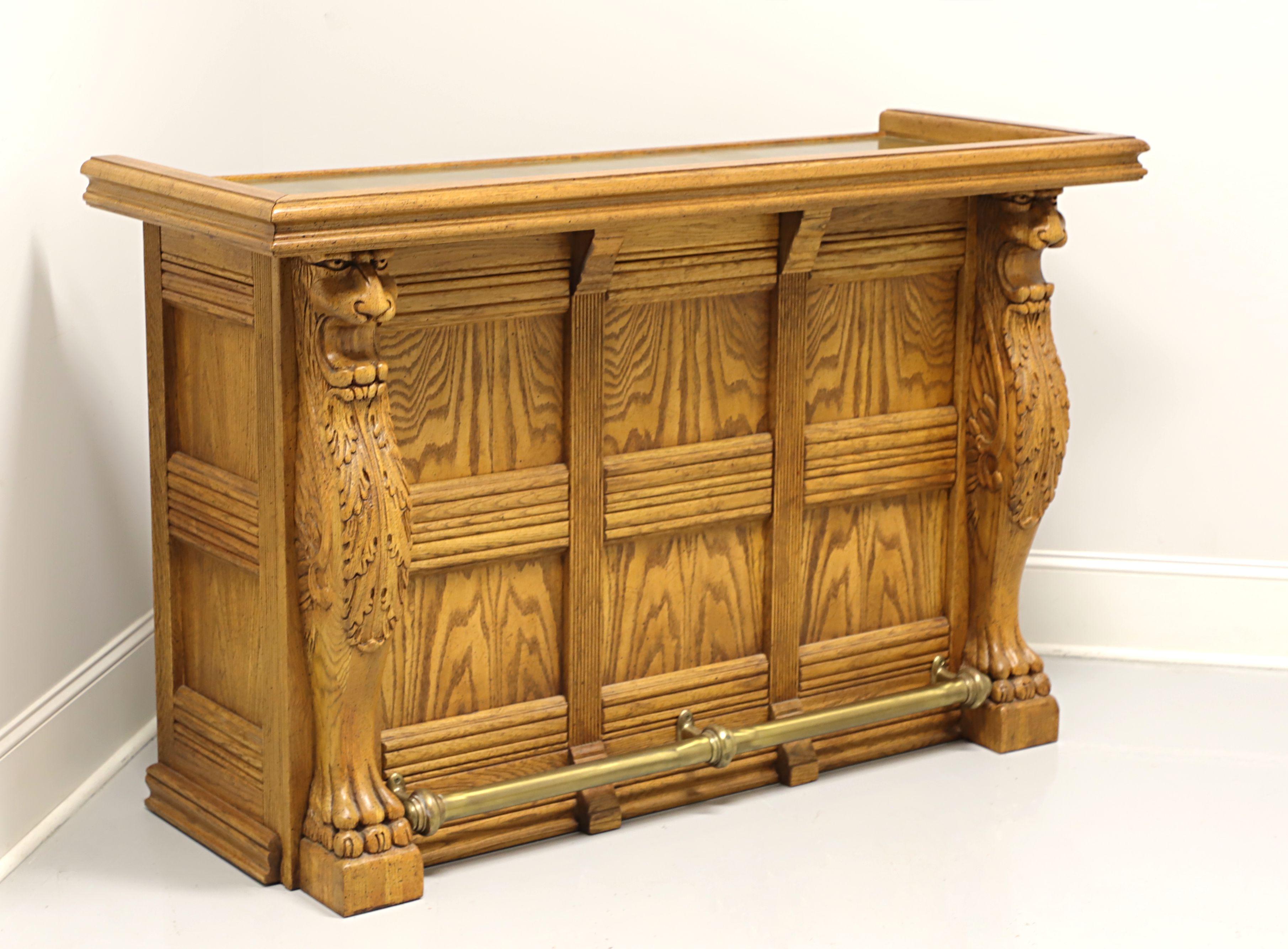 oak bar set