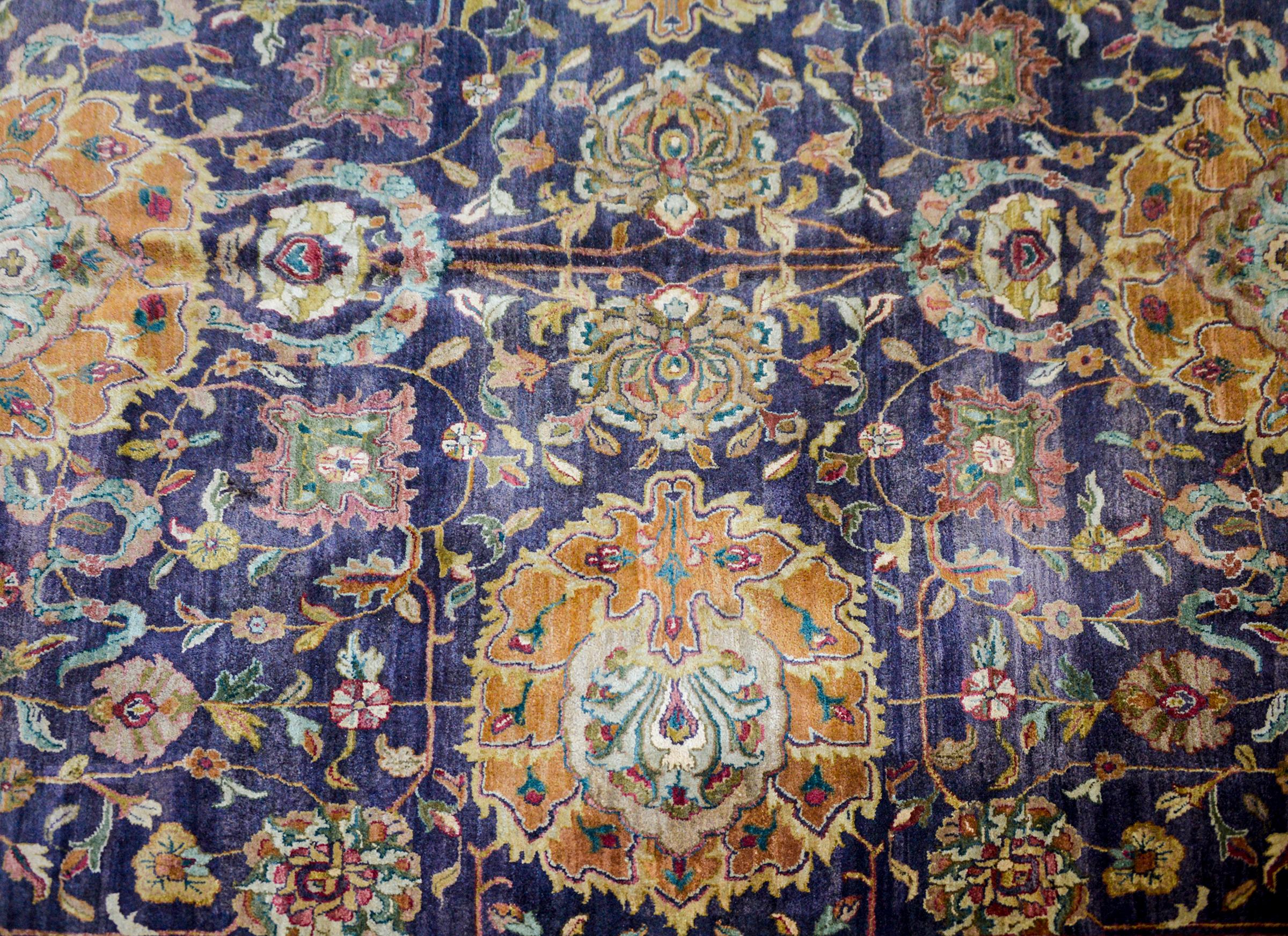Vegetable Dyed Vintage Mid-20th Century Sultanabad Rug