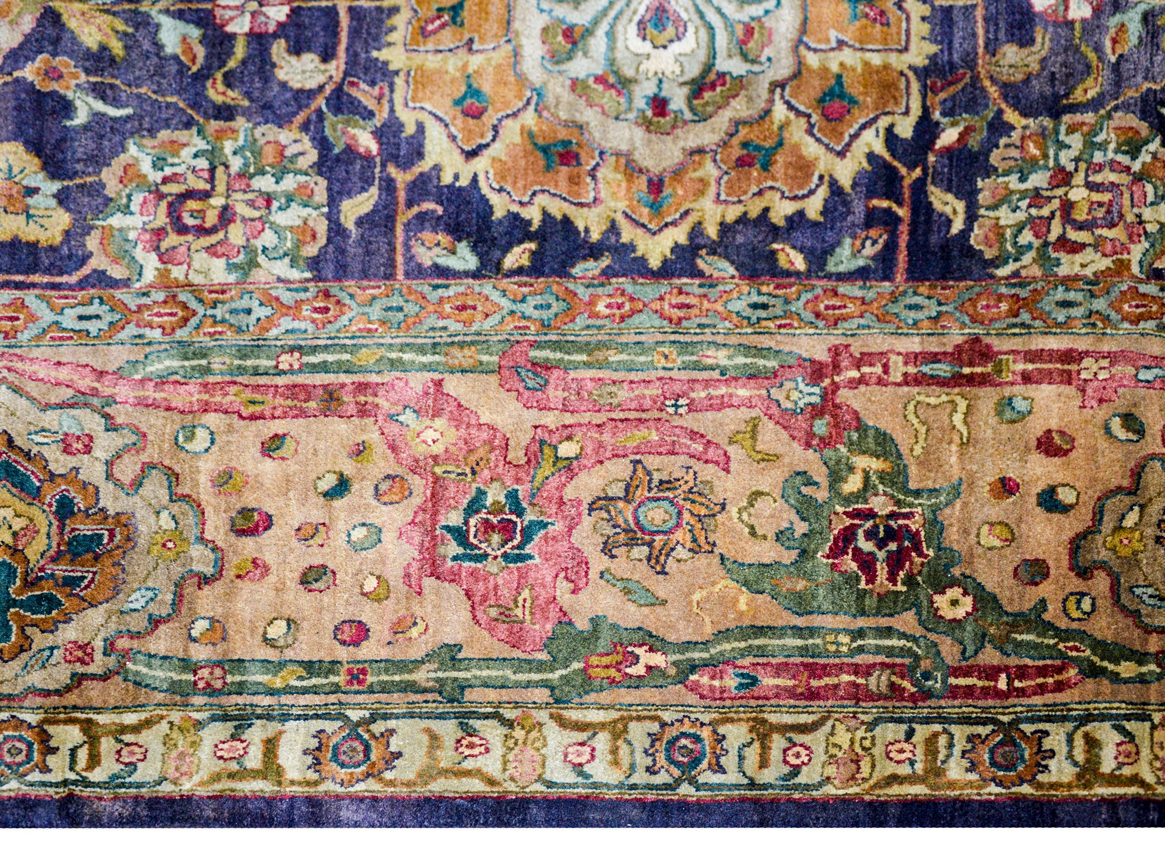 Wool Vintage Mid-20th Century Sultanabad Rug