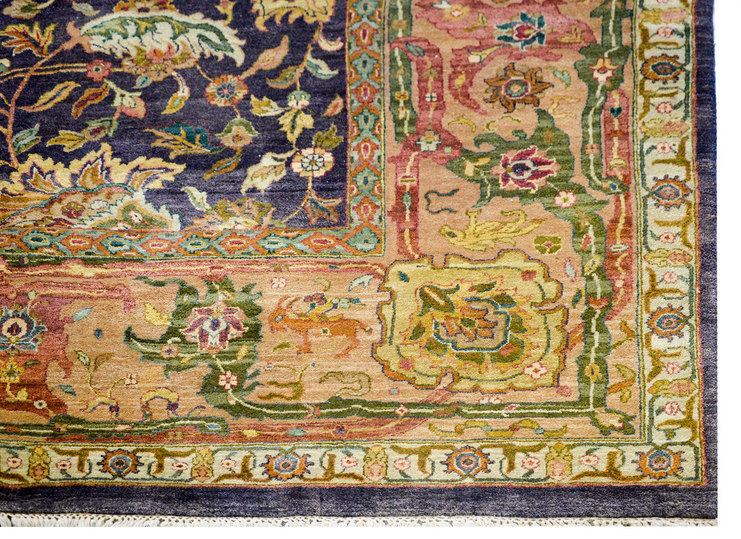 Vintage Mid-20th Century Sultanabad Rug 1
