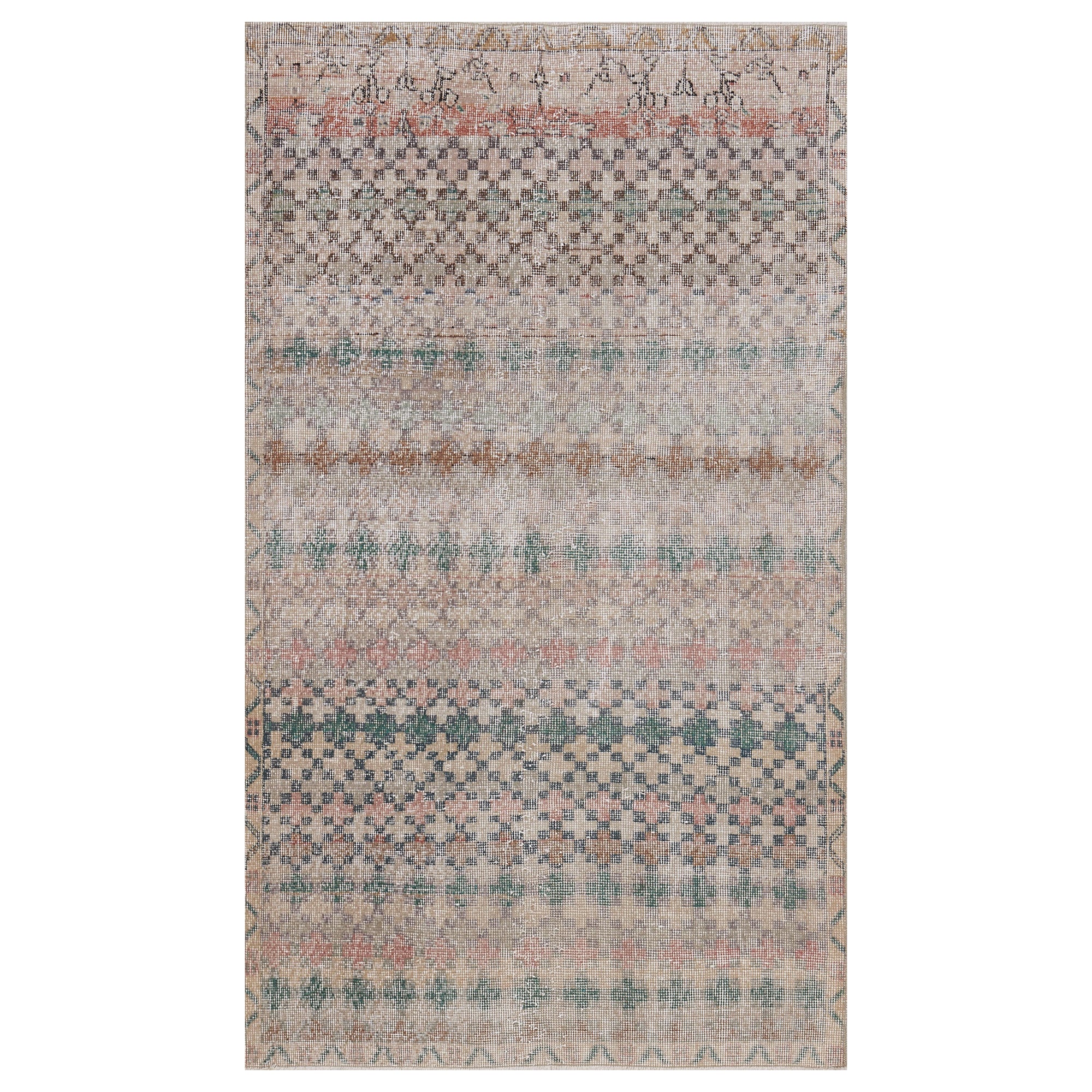Tapis en laine déco turc du milieu du 20e siècle en vente