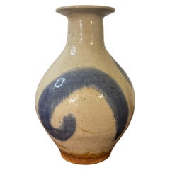 Jarrón de cerámica Vintage Mid Century 1960s American Studio - Firmado