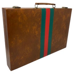 Set de Backgammon Vintage Mid-Century 1960's Designer Style