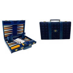 Ensemble de backgammon vintage Pierre Cardin du milieu du siècle dernier, années 1970