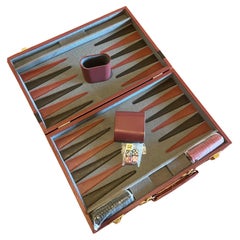 Vintage Midcentury 1980s Backgammon Set
