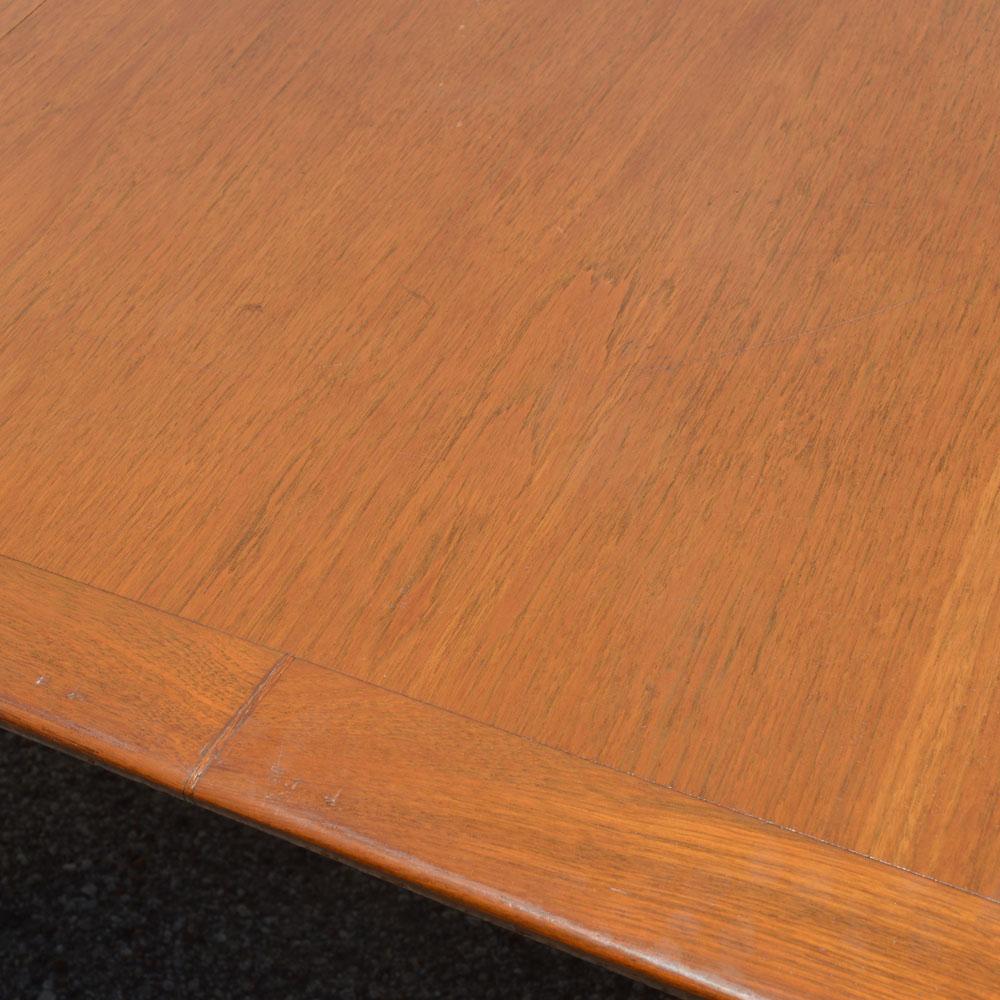 Noyer Table de conférence Florence Knoll vintage mi-siècle moderne de 20 pieds en vente