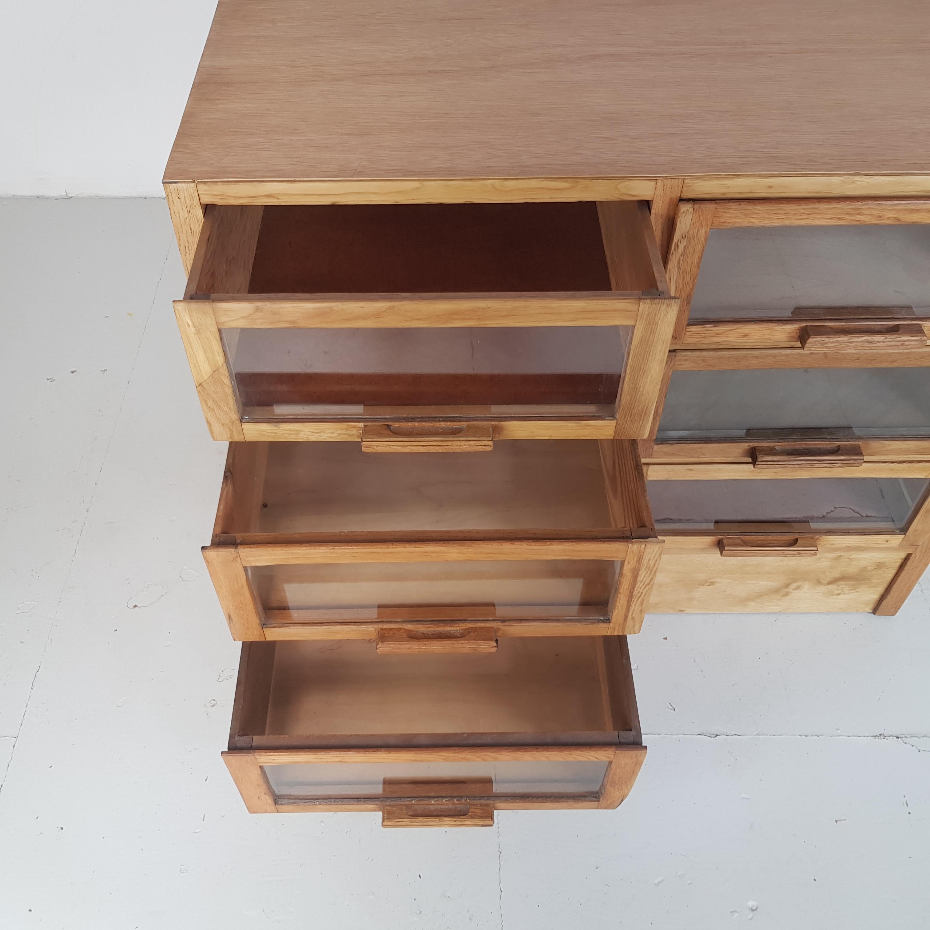 Vintage Midcentury 6-Drawer Haberdashery Cabinet Shop Display 4