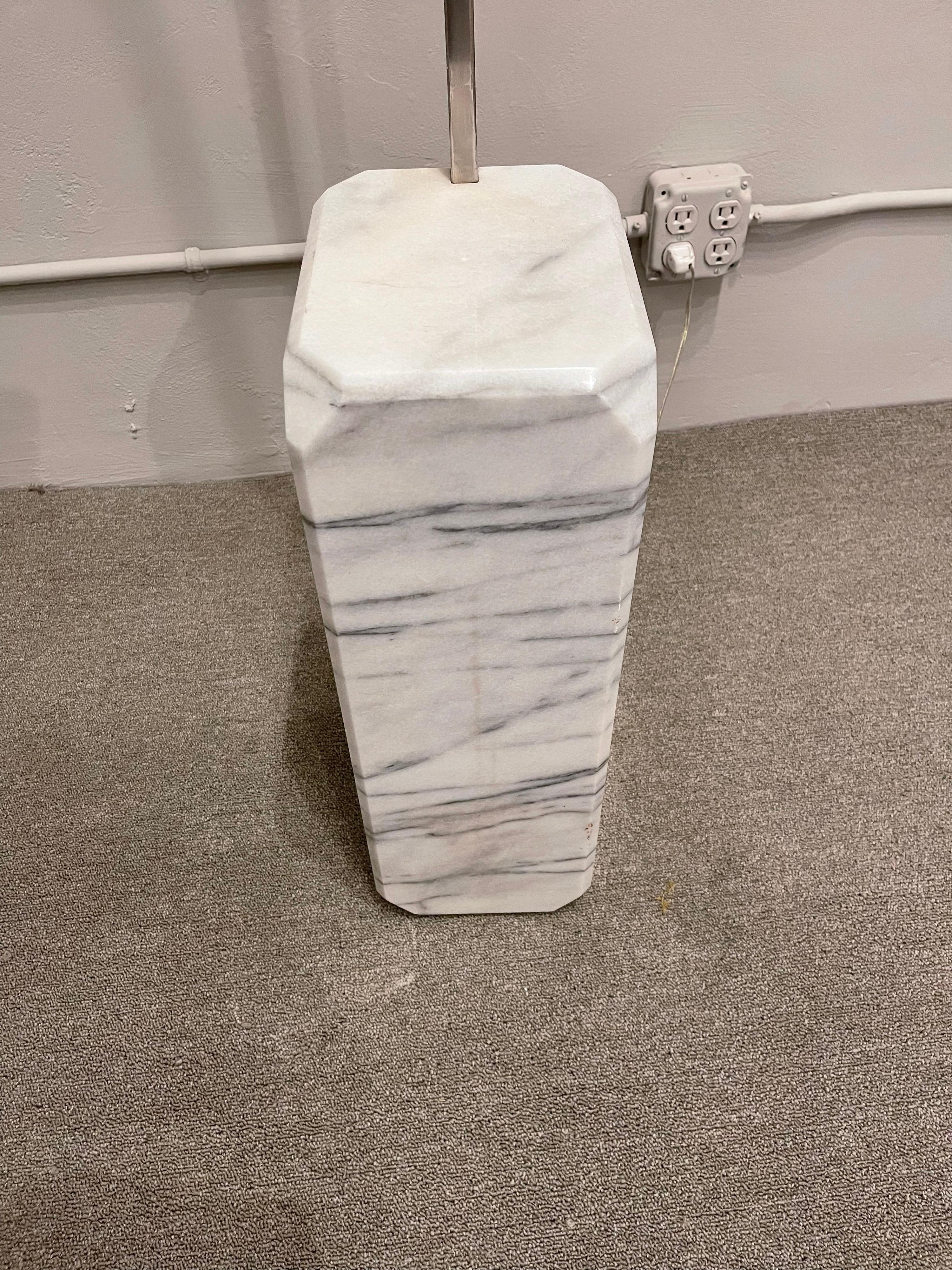 Vintage Achille & Pier Giacomo Castiglioni Flos Arco Style Floor Lamp In Good Condition In Huntington, NY