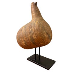 Vintage Mid-Century Aldo Londi for Bitossi Italian Ceramic Bird Sculpture, 1960s