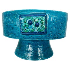 Centre de table vintage du milieu du siècle dernier, Aldo Londi pour Bitossi Pottery, vers 1960