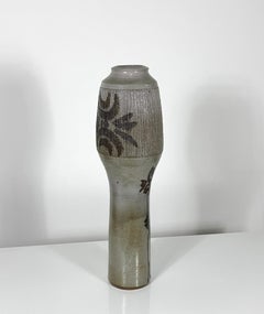 Große amerikanische Studio-Keramik-Stehlampe von Sheniar Abdullah, Mid-Century, Vintage