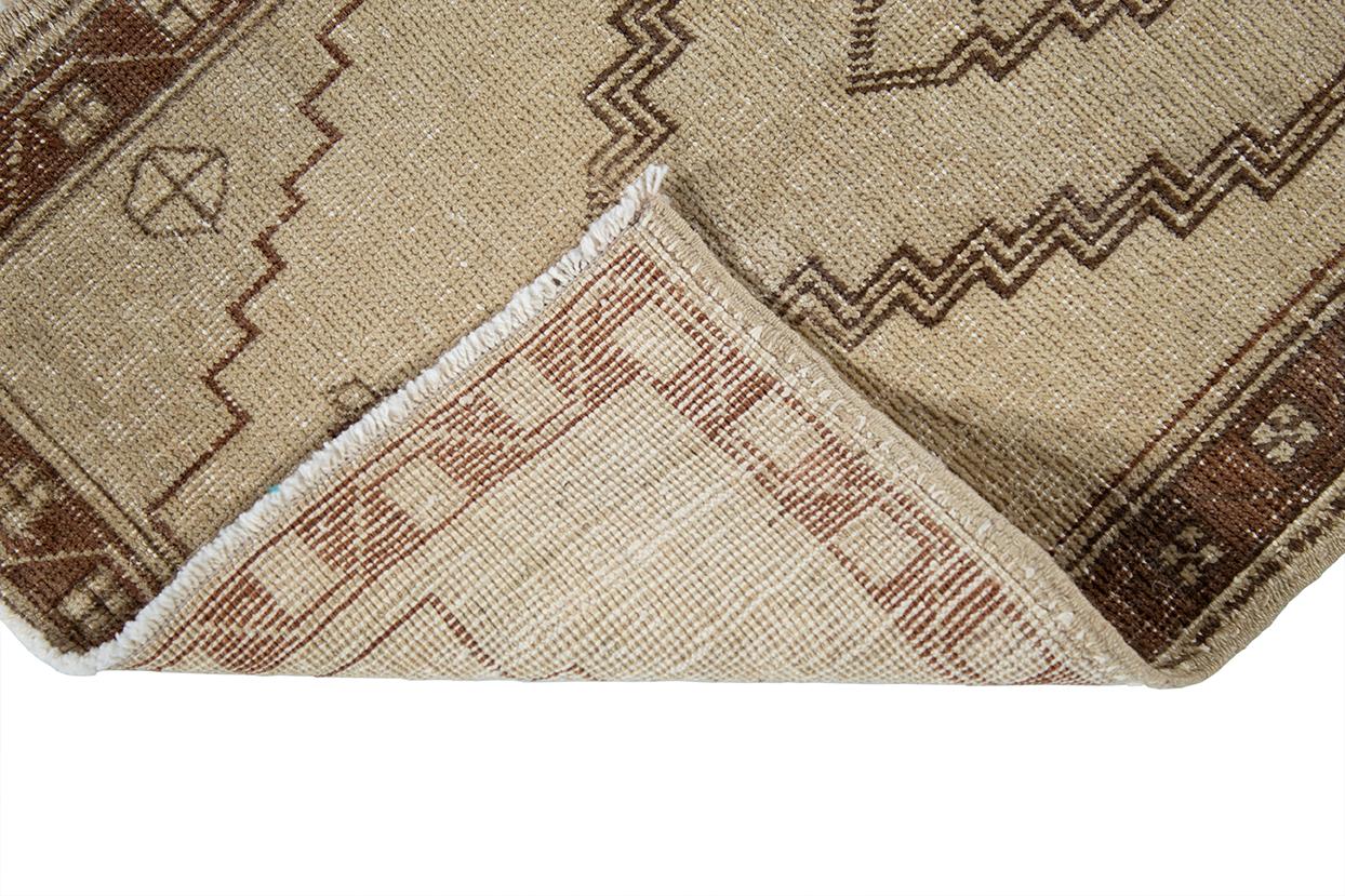 Hand-Knotted Vintage Midcentury Anatolian Tribal Rug