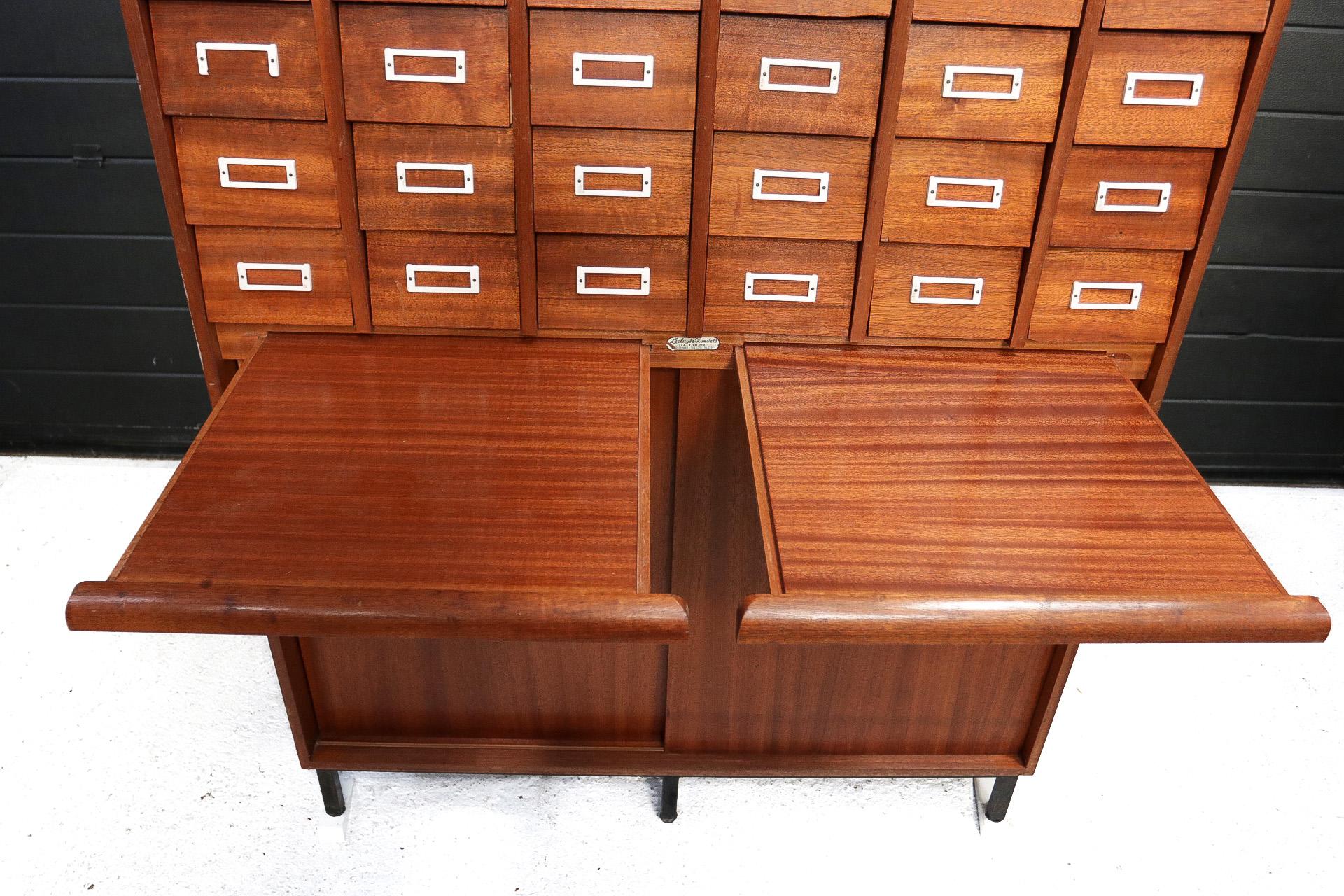 Mid-Century Modern Vintage Midcentury Apothecary Cabinet, Chest of Drawers, circa 1960