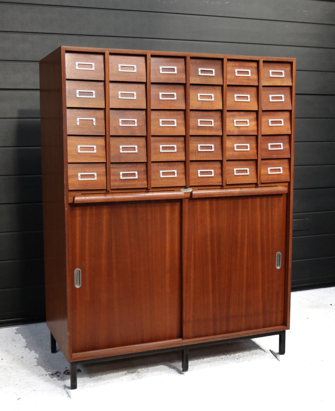Vintage Midcentury Apothecary Cabinet, Chest of Drawers, circa 1960 In Good Condition In Boven Leeuwen, NL