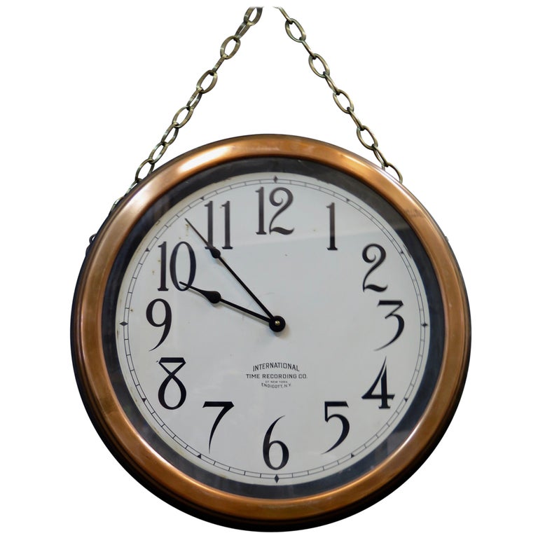 Vintage Midcentury Architectural Hanging Clock For At 1stdibs - Hanging Wall Clock With Chain Vintage Midcentury Architectural Hanging Clock For At 1stdibs - Hanging Wall Clock With Chain